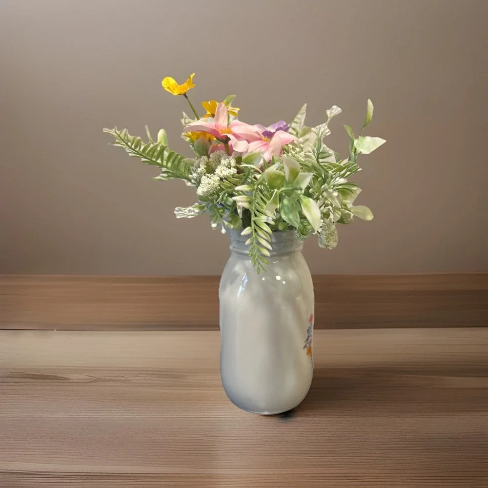 New Dolly Parton Wildflower Spring 2026 Floral Arrangement Butterfly Jar‎